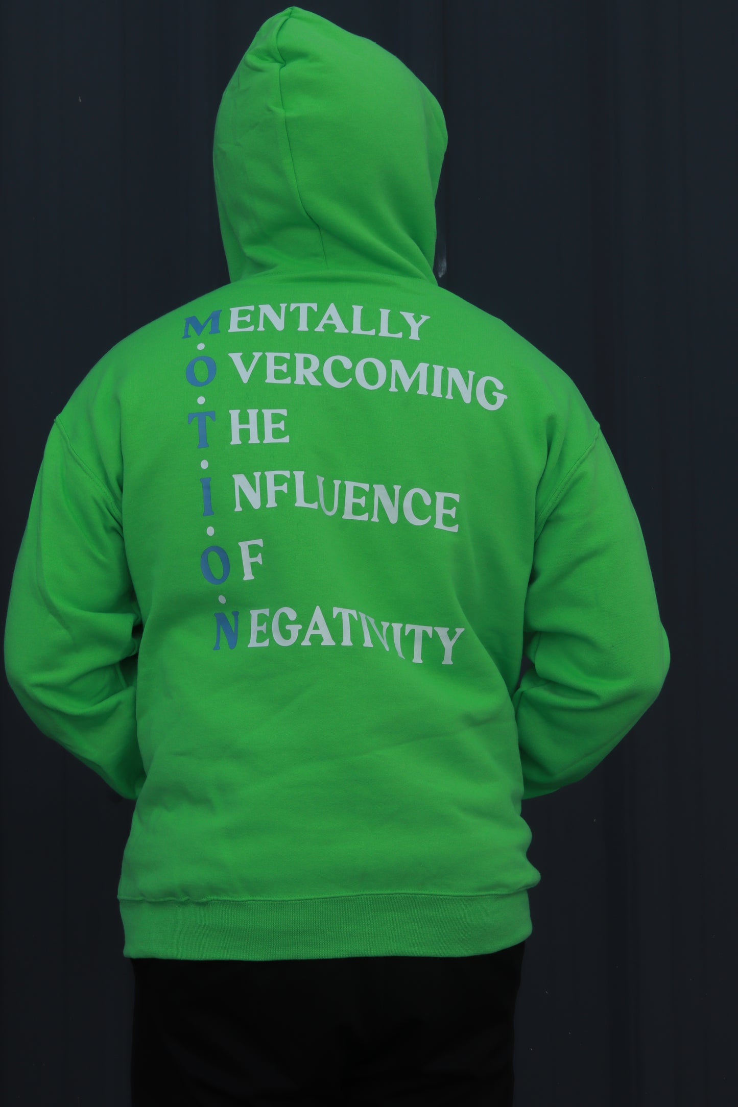"Got Motion?" Hoodie - (Green/Blue)