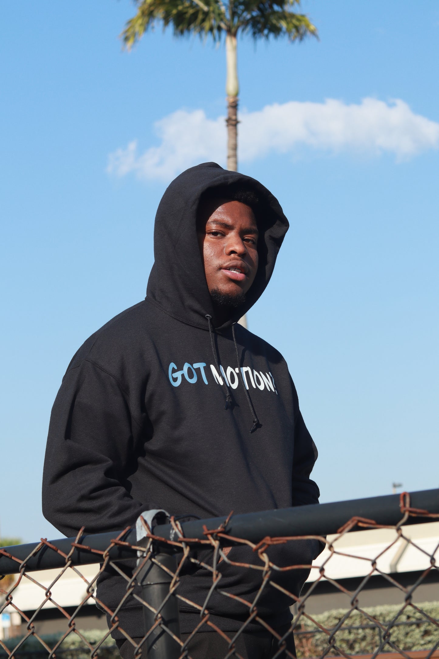"Got Motion?" Hoodie- (Black/Blue)