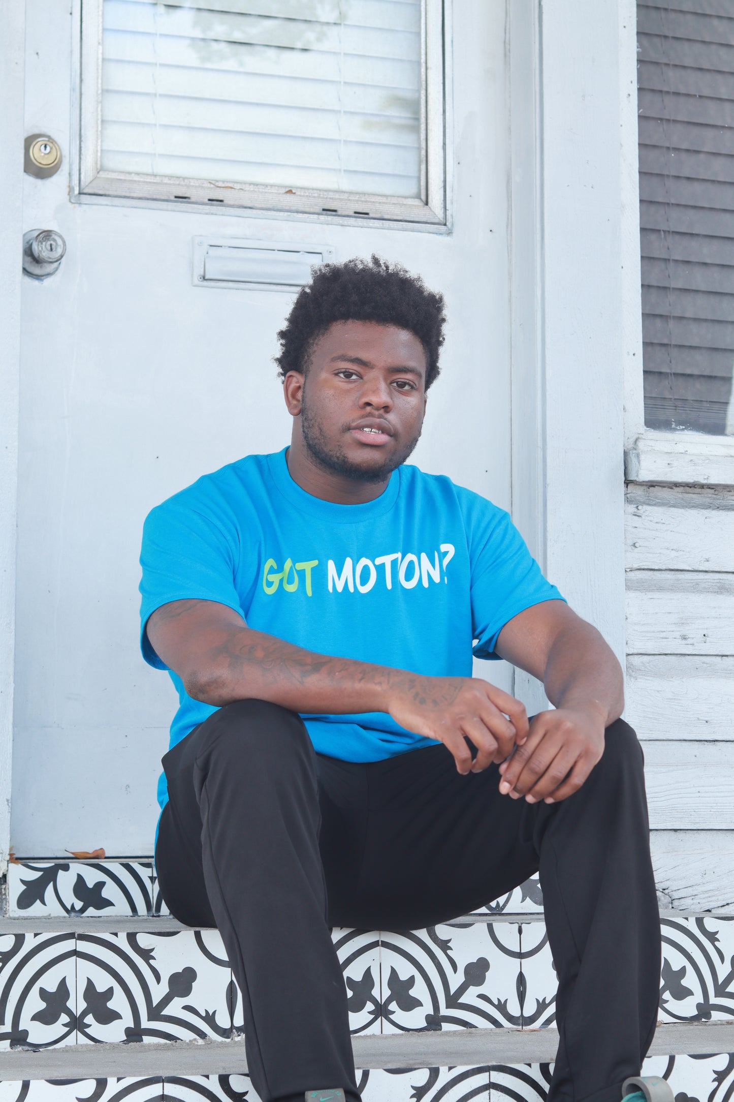 "Got Motion?" Tee - (Blue/Green)