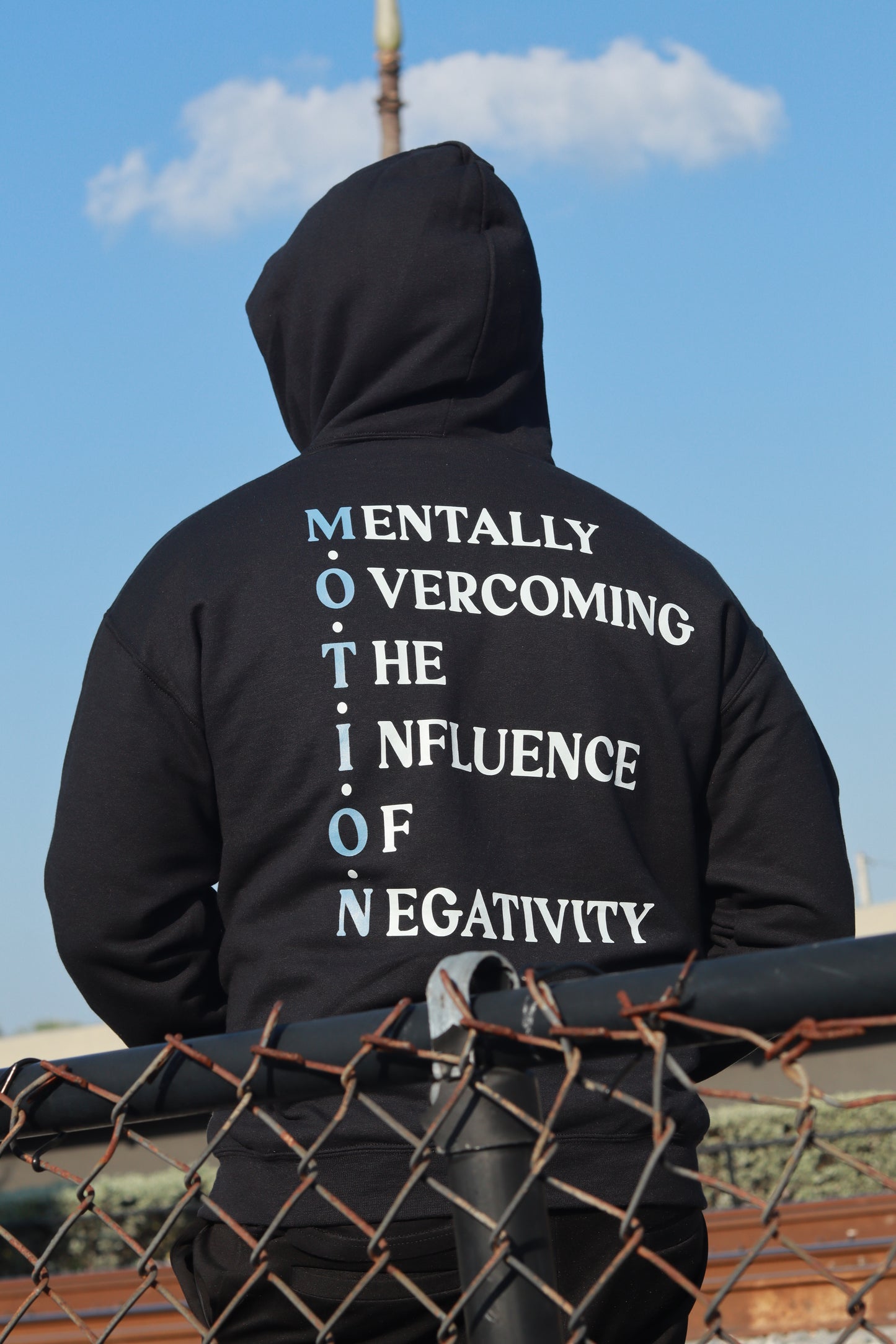 "Got Motion?" Hoodie- (Black/Blue)