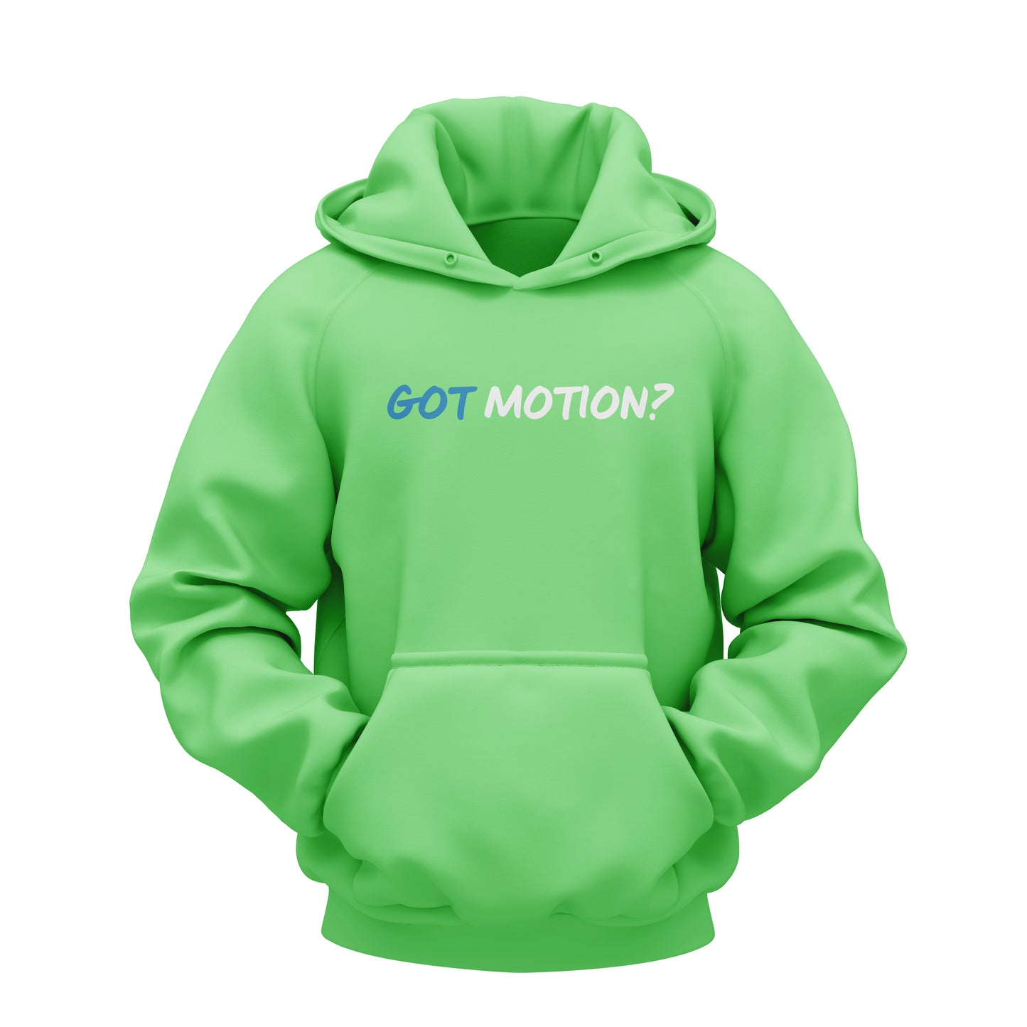 "Got Motion?" Hoodie - (Green/Blue)