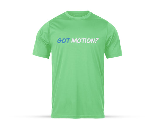 "Got Motion?" Tee - (Green/Blue)