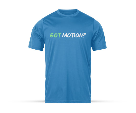 "Got Motion?" Tee - (Blue/Green)