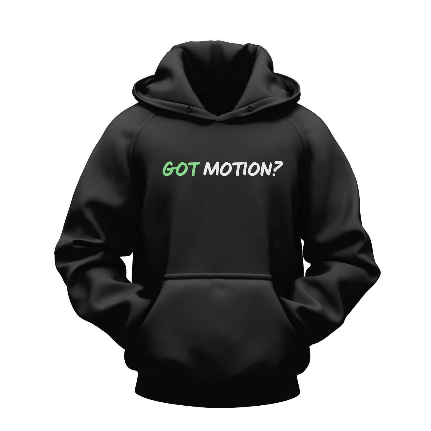 "Got Motion?" Hoodie- (Black/Green)